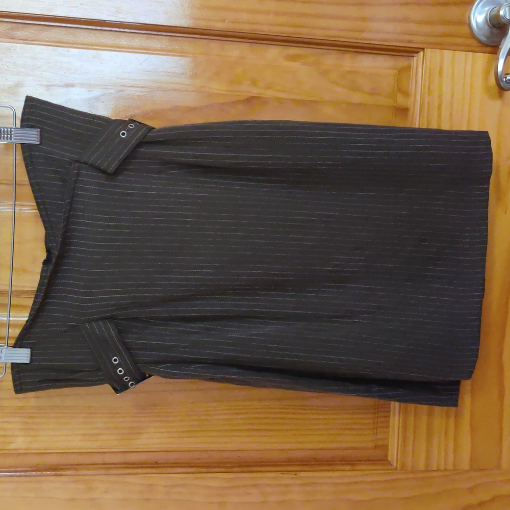 Brown Stripe Skirt